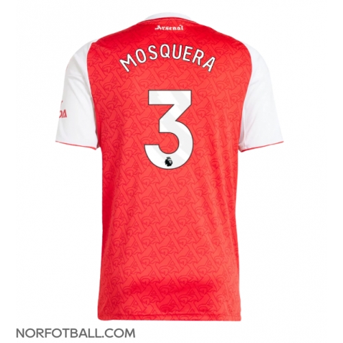 Billige Fotballdrakt Arsenal Cristhian Mosquera #3 Replika Hjemmedrakt 2025-26 Kortermet Billige Fotballdrakt Arsenal Cristhian Mosquera #3 Replika Hjemmedrakt 2025-26 Kortermet